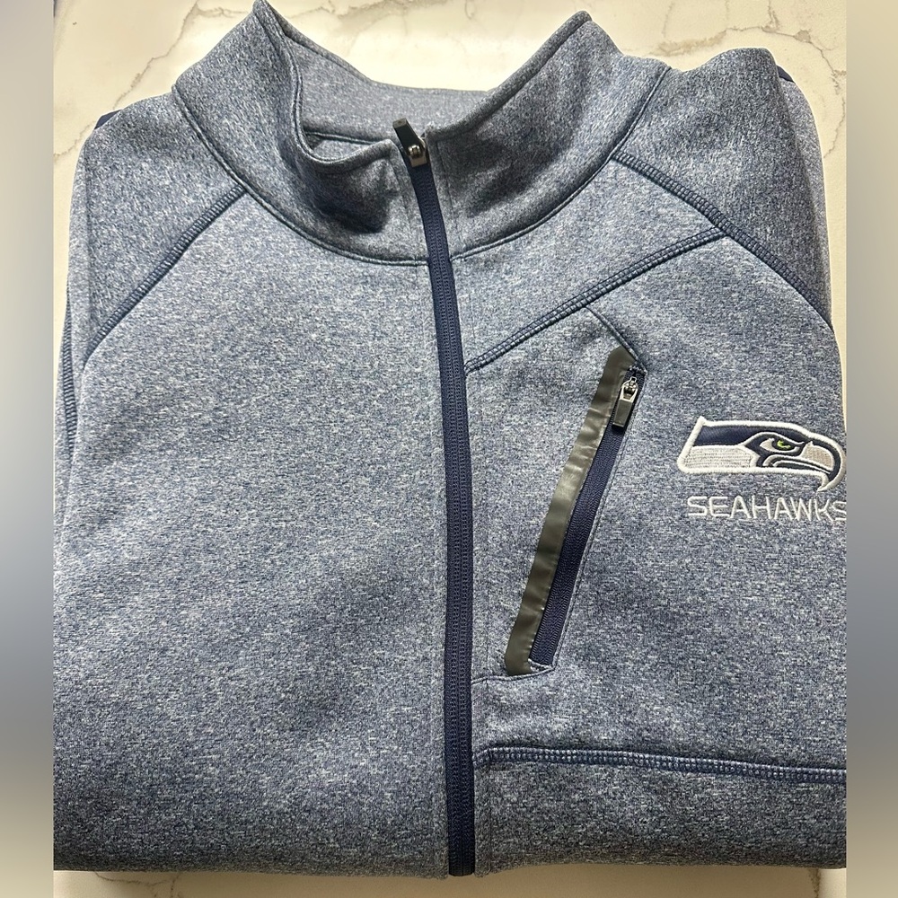 NFL Blue Heathered Jacket - Picture 3 of 7